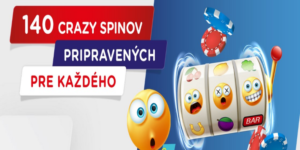 Šialená akcia v kasíno eTIPOS.sk! Pozbieraš všetkých 140 Crazy Spinov?