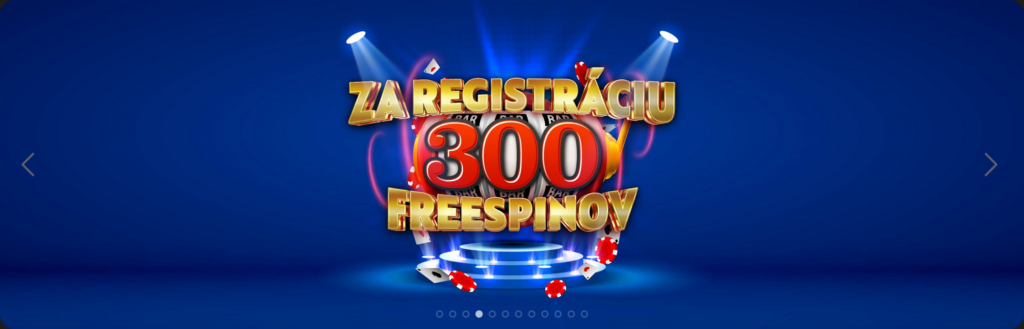 300 free spinov za registráciu v Eurogold casino