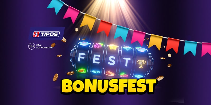 Kasínový Bonusfest prináša TIPOS kasíno