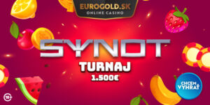 Zábava s hrami od obľúbeného výrobcu a k tomu zaujímavé výhry: V Eurogold casino beží Synot turnaj o 1 500 eur