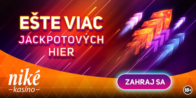 Ešte viac zábavy, ešte viac výhier! Svet hier Niké rozšírilo ponuku jackpotových hier na neuveriteľných 473