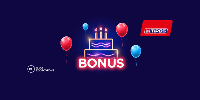 Oslavuj vo veľkom štýle! Narodeninový bonus v TIPOS Kasíno 50 free spinov