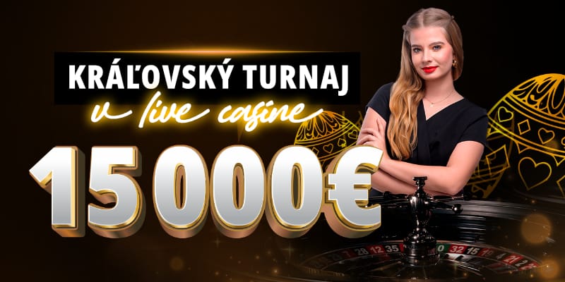 Kráľovský turnaj o 15 000€ v live kasíne MONACObet