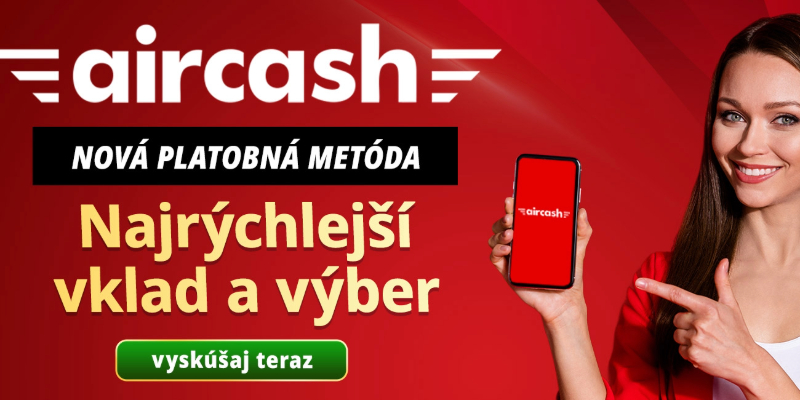 AirCash – rýchle vklady a výbery v kasíne MONACObet