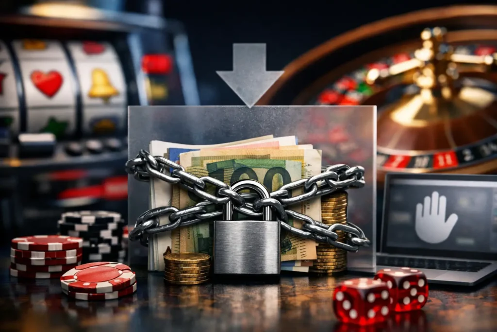 Prečo casino blokuje výber peňazí