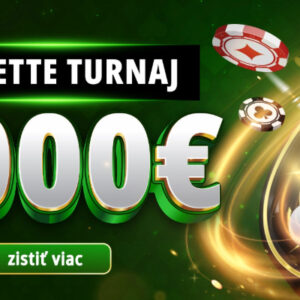 Ruletový turnaj v LIVE Casino MONACObet s dotáciou 3 000€