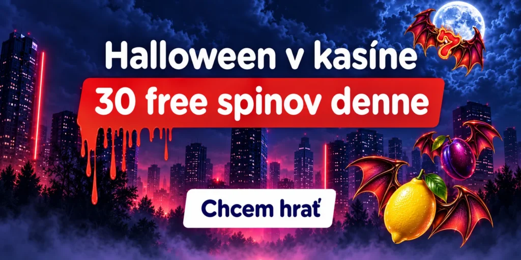 TIPOS Kasíno spúšťa halloweensku akciu: Strašidelné hry a šanca na 210 free spinov