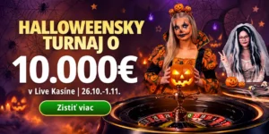 Strašidelné výhry! MONACObet prináša v Live Kasíne Halloweensky turnaj, v hre dotácia 10 000 eur