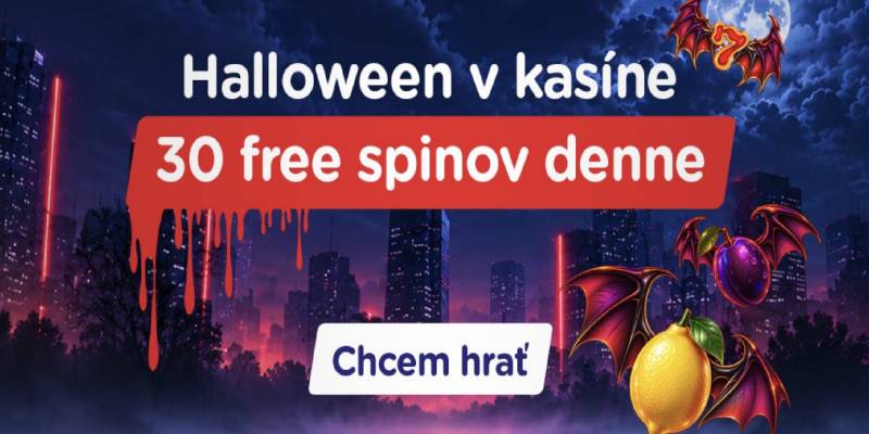 TIPOS Kasíno spúšťa halloweensku akciu: Strašidelné hry a šanca na 210 free spinov
